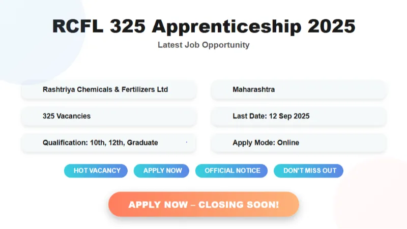 RCFL 325 Apprenticeship 2025